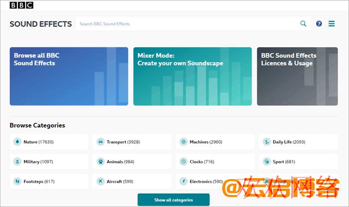 国内外免费音效网站大全（10款音效素材网站在线下载）